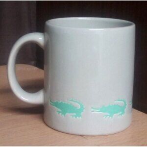 Waechtersbach Spain Mug Alligators Crocodiles Gators Embossed design Ceramic VTG